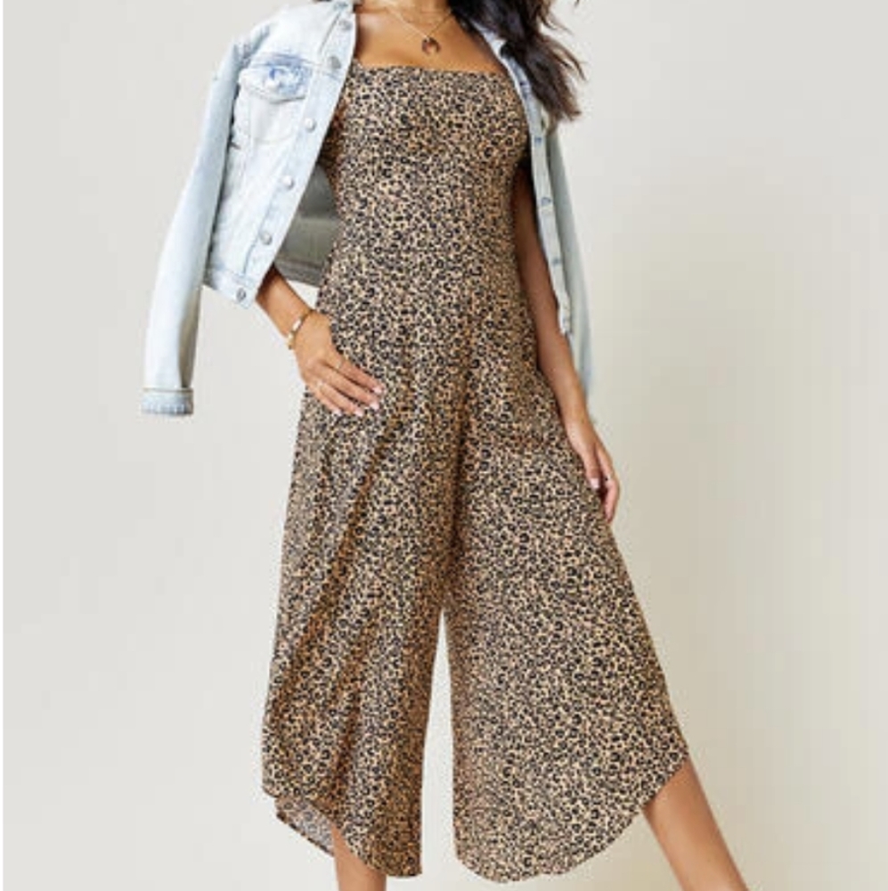 Leopard Print Jumpsuit